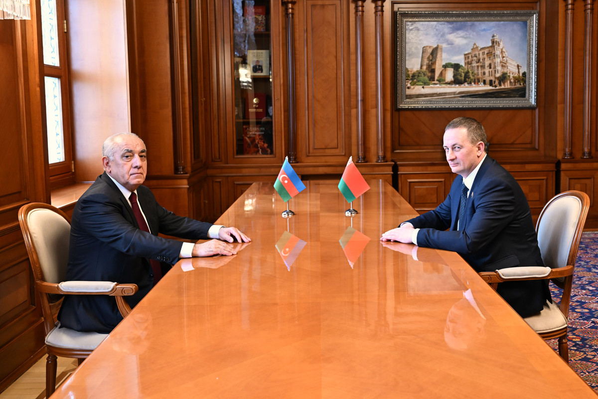 Azərbaycan və Belarus Baş nazirlərinin təkbətək görüşü keçirilib - YENİLƏNİB-1