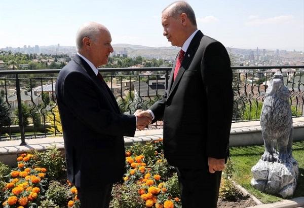 Ərdoğan Baxçalını evində ziyarət etdi