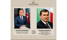Ceyhun Bayramov Türkmənistan xarici işlər naziri ilə telefon danışığı aparıb