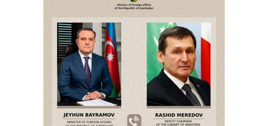 Bayramov Meredovla Xəzəri müzakirə etdi