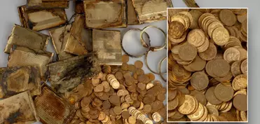 Tarlada qızıl xəzinə tapıldı