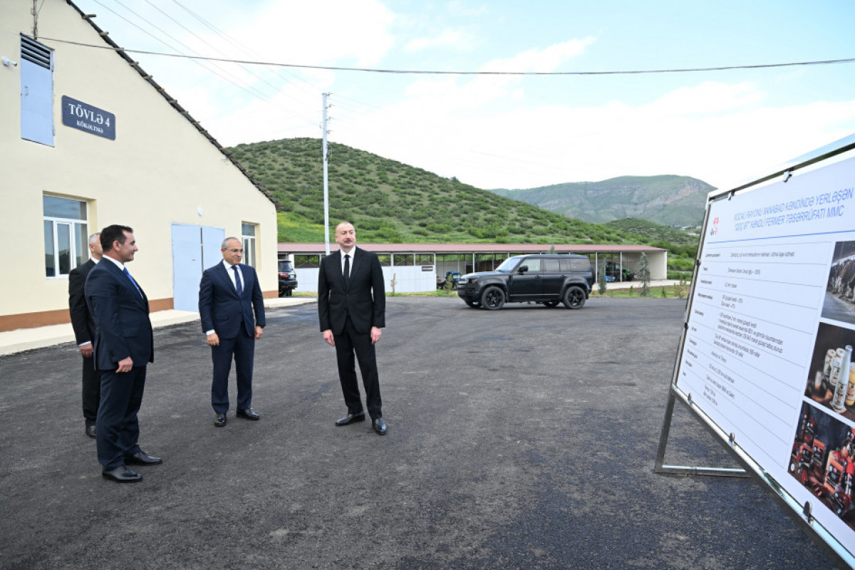 “Qoç Ət”in Xocalının Xanabad kəndindəki heyvandarlıq kompleksinin açılışı olub - YENİLƏNİB