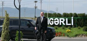 Yeni açılan Ağdam Avtovağzal Kompleksindən görüntülər