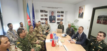 Azərbaycanın NATO-dakı Nümayəndəliyi Tanışlıq Proqramı iştirakçılarını qəbul edib