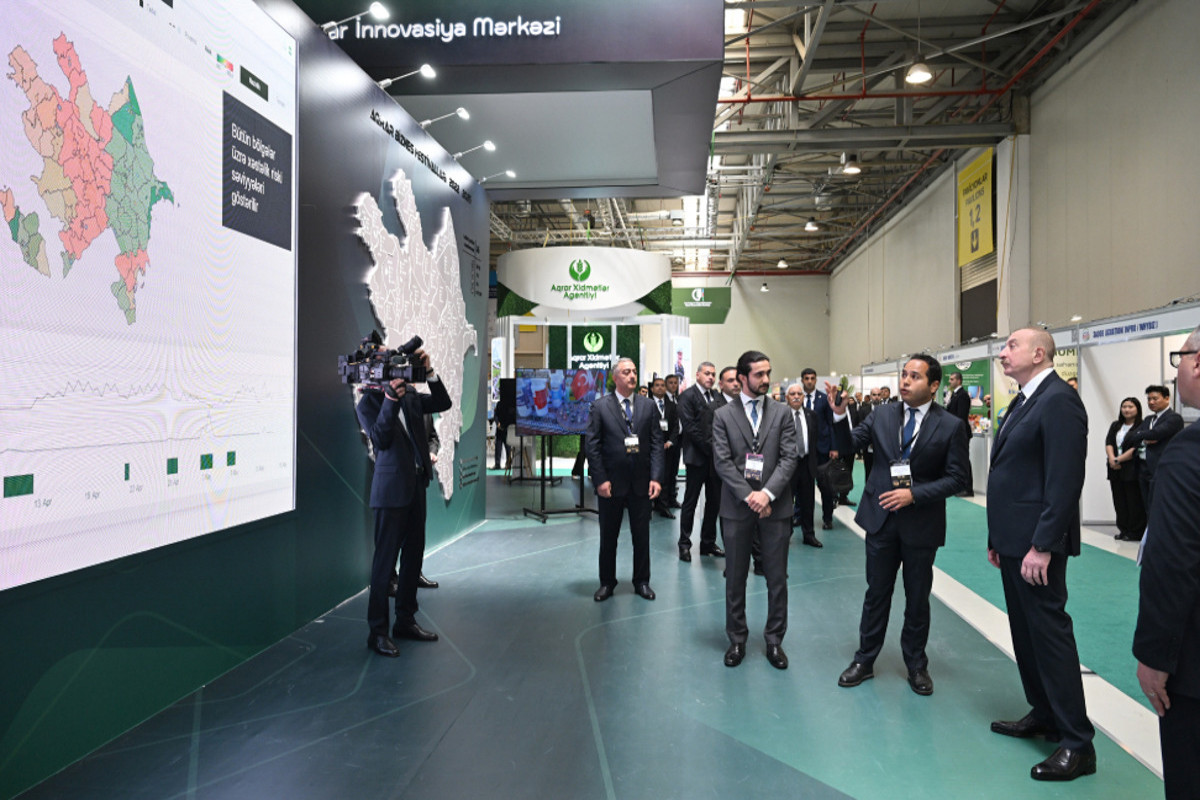 Prezident “InterFood Azerbaijan” və “Caspian Agro” sərgiləri ilə tanış olub - YENİLƏNİB