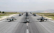 Türkiyədə keçirilən beynəlxalq təlimdə uçuşlar icra olunub - FOTO