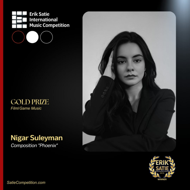 Nigar Süleymanın “Zümrüd quşu” filminə bəstələdiyi saundtrek beynəlxalq mükafata layiq görülüb