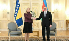 Prezident İlham Əliyev Jelka Tsviyanoviç ilə görüşüb