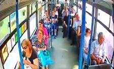 Avtobusun şüşəsini sındıran şəxs saxlanıldı