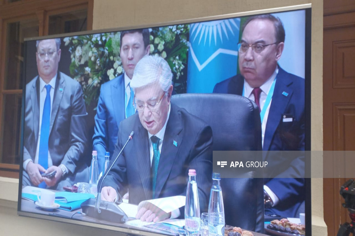 Tokayev: Prezident İlham Əliyevə Qazaxıstan neftinin ixracına dəstəyinə görə xüsusi təşəkkürümü bildirirəm