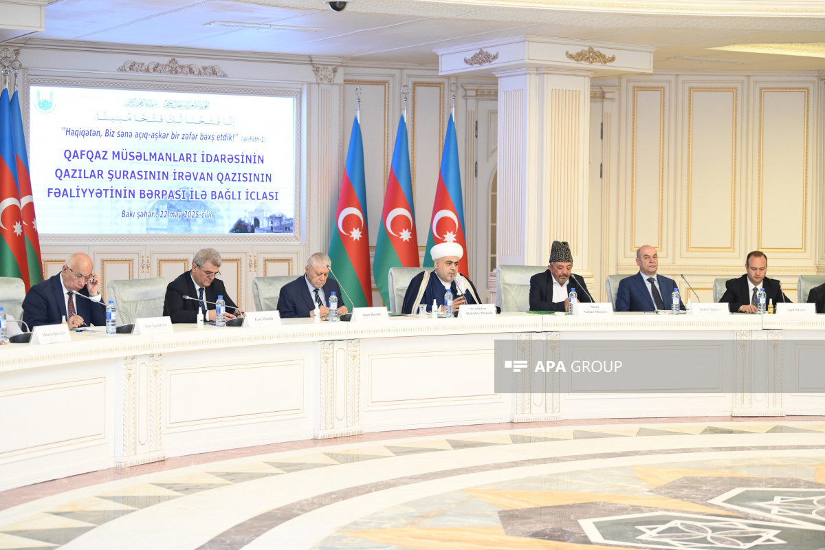 Allahşükür Paşazadə: Ermənilər Qərbi Azərbaycan məscidlərindəki nadir Quran nüsxələrini hərraclarda satıb