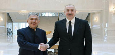 Tatarıstan lideri Prezident İlham Əliyevi təbrik edib