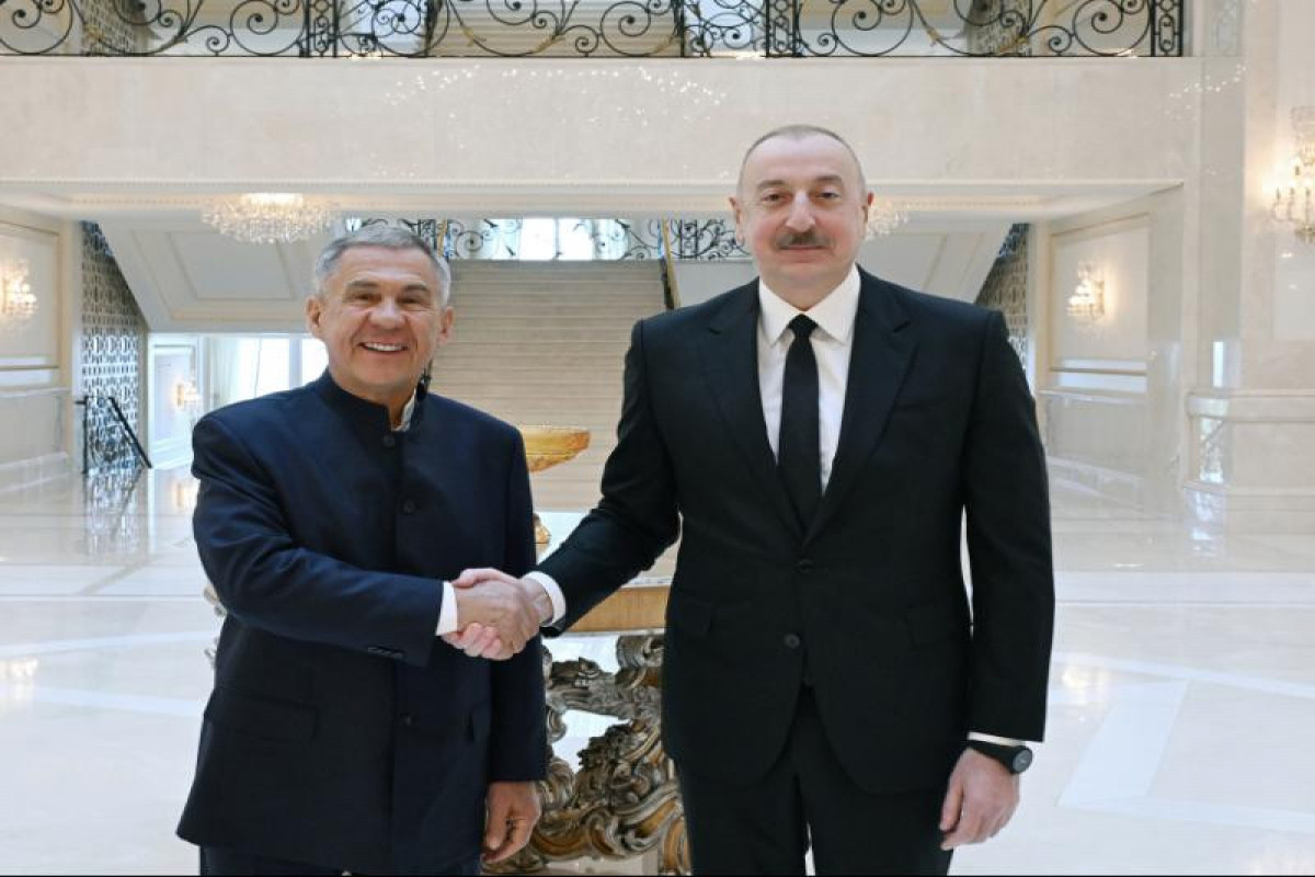 Tatarıstan lideri Prezident İlham Əliyevi təbrik edib