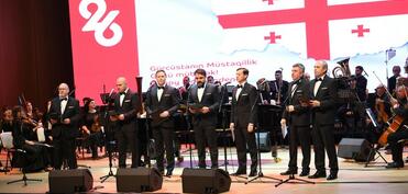 Gürcüstanın Müstəqillik Günü münasibətilə Bakıda qala konsert keçirilib