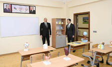 Prezident İlham Əliyev İsmayıllı şəhərində “Talıstan” liseyinin binasının açılışında iştirak edib  - FOTO - YENİLƏNİB