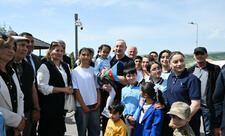 Prezident İlham Əliyev Laçın şəhərində sakinlərlə görüşüb - FOTO