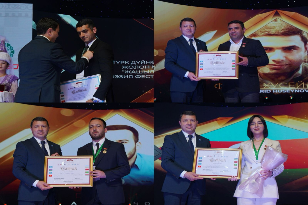 Azərbaycanlı şairlər beynəlxalq festivalın laureatı adına layiq görülüblər - FOTO