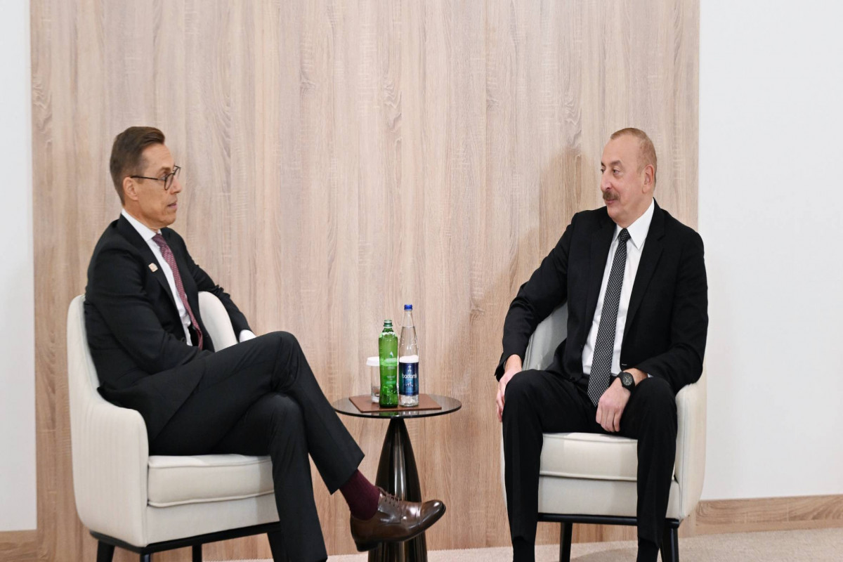Finlandiya Prezidenti Azərbaycan liderinə təbrik ünvanlayıb