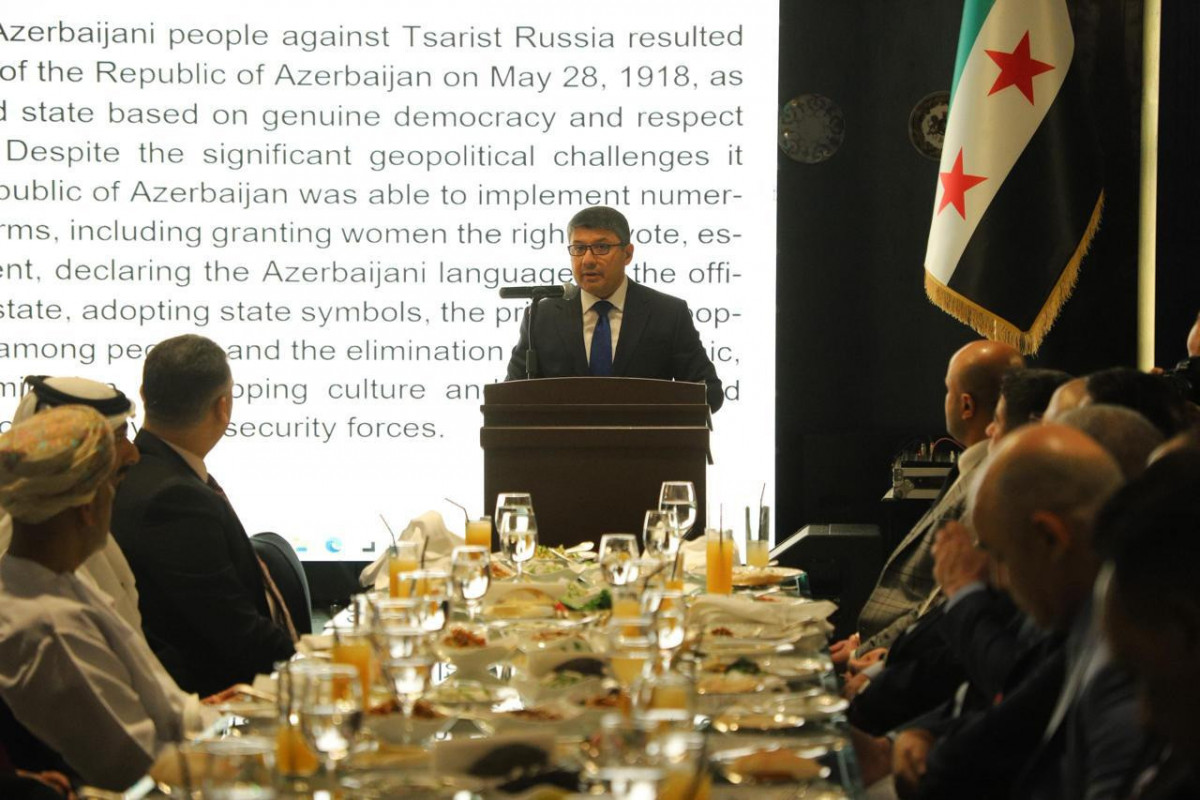 Suriyada Azərbaycanın Müstəqillik Günü qeyd edilib