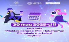 “Məktəblilərarası Milli Hakaton-2025”in olimpiada mərhələsi keçirilib