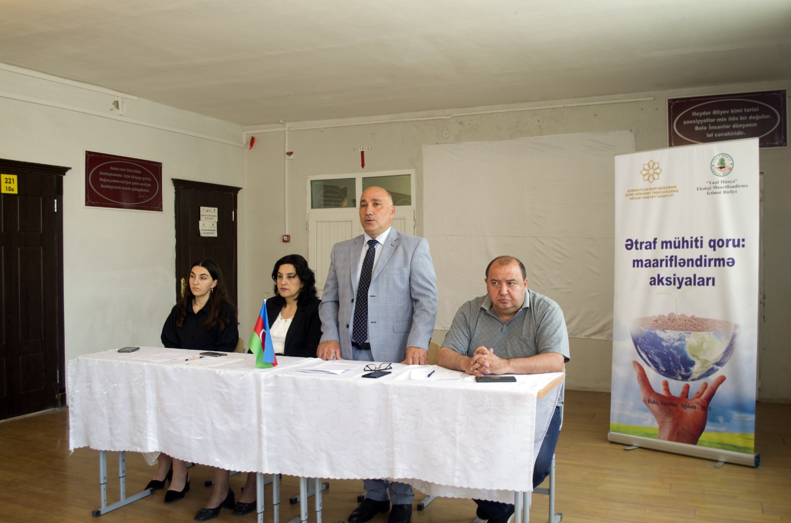 “Ətraf mühiti çirkləndirmək insan sağlamlığına qəsddir”- Xaçmazda ictimai müzakirə keçirilib