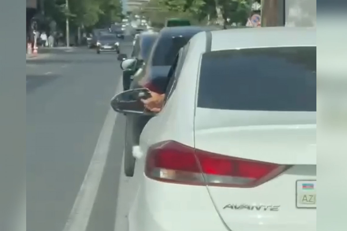 Oyuncaq silahla qorxu yaradan sürücü həbs edilib