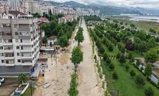 Trabzonu sel basdı, bir nəfər itkin düşdü