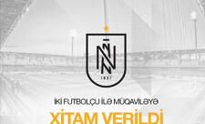 “Neftçi” daha iki futbolçusu ilə yollarını ayırıb