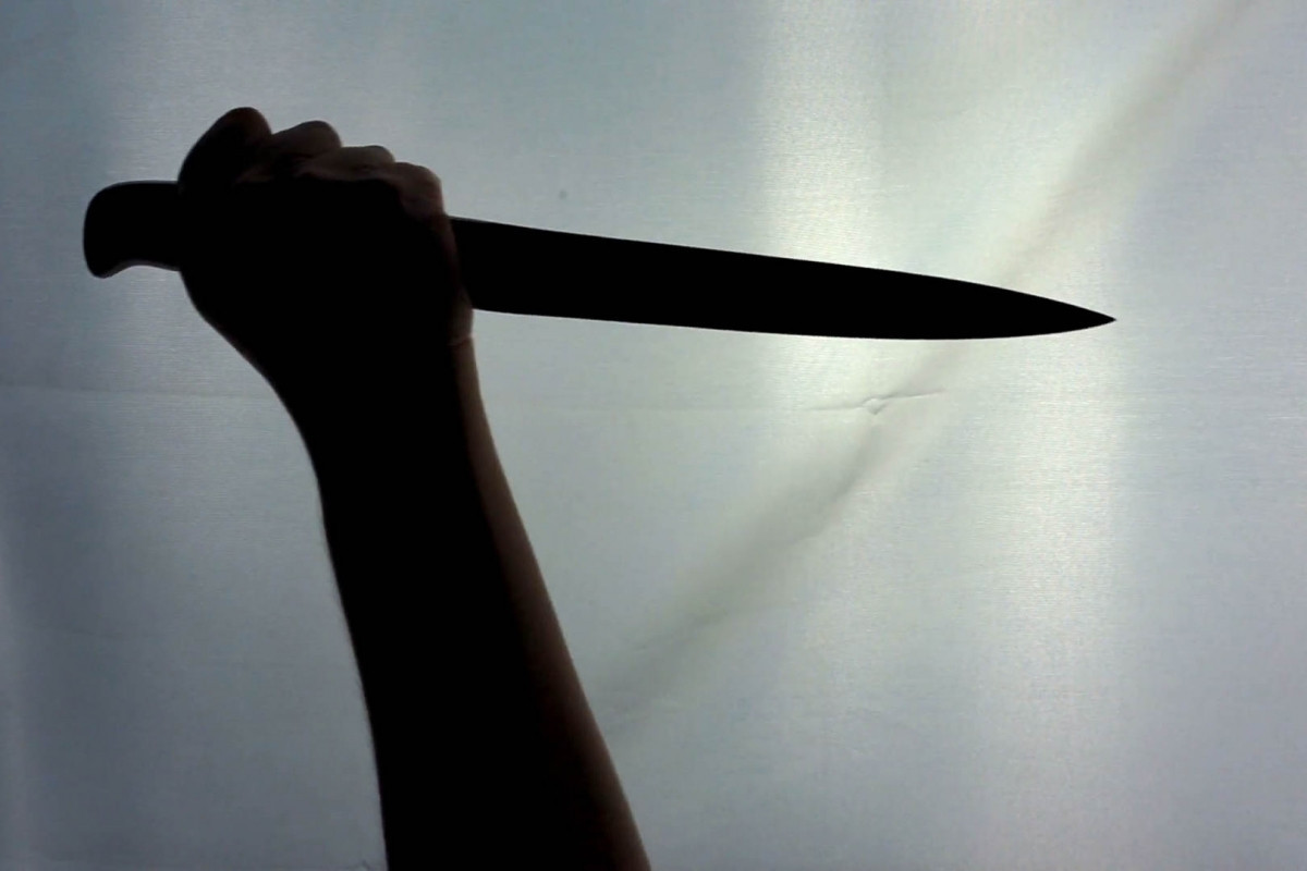 Göygöl sakininə kəsici alətlə xəsarət yetirilib