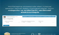Müflisləşmə prosesi ilə bağlı müqavilə və orderlərin verilməsi elektronlaşıb