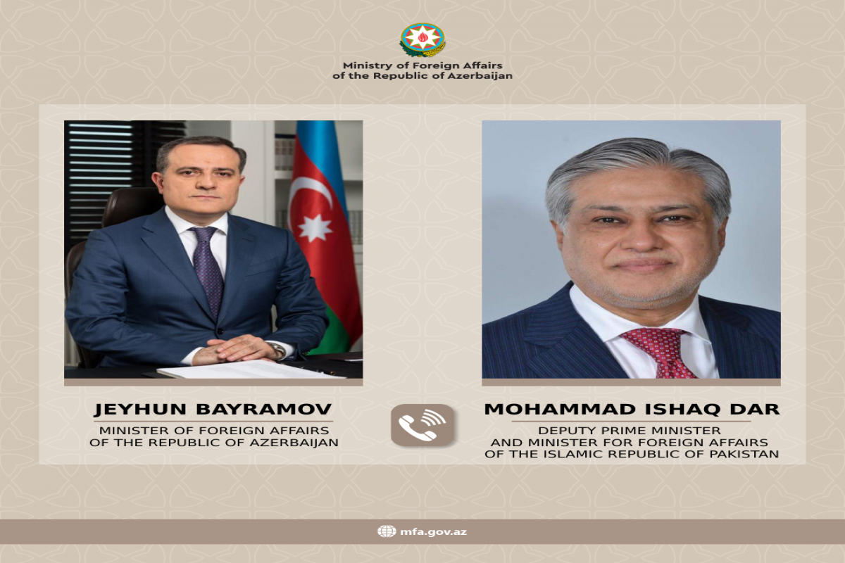 Ceyhun Bayramovla Pakistan XİN rəhbəri arasında telefon danışığı olub