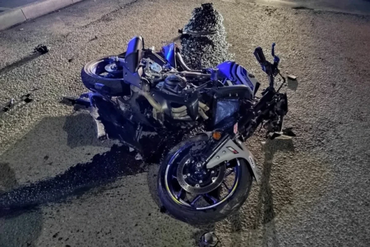 Qaxda motosiklet aşıb, xəsarət alanlar var