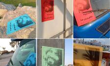 Ərdəbildə Mürtəza Pərvinin yüzlərlə plakatı paylanıb