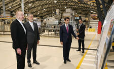 Prezident Bakıda qəlyanaltı məhsullarının istehsalı zavodunun açılışında iştirak edib - FOTO
