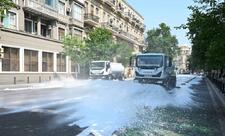 Bu gün Bakının 550 küçəsi yuyulub