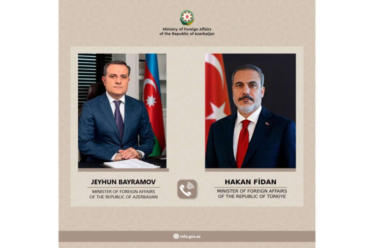 Ceyhun Bayramov və Hakan Fidan İran-İsrail toqquşması ilə bağlı son vəziyyəti müzakirə edib