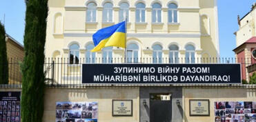 Ukraynanın Azərbaycandakı səfirliyində başsağlığı kitabı açılıb