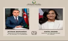 Ceyhun Bayramov kanadalı həmkarı ilə telefon danışığı aparıb