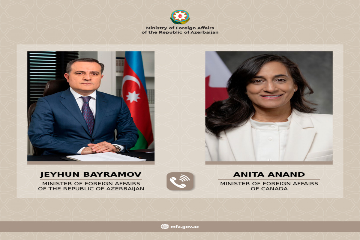 Ceyhun Bayramov kanadalı həmkarı ilə telefon danışığı aparıb