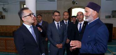 Komitə sədri Qusarda kənd məscidlərini ziyarət edib
