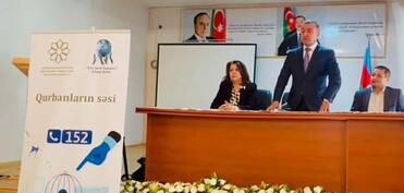 ”Qurbanların səsi" layihəsi çərçivəsində Şamaxı Dövlət Regional Kollecində tədbir keçirilib  - FOTO