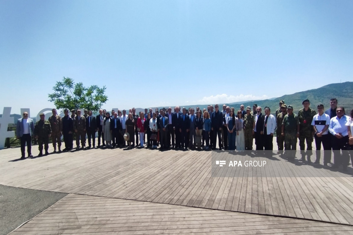 Diplomatik korpus nümayəndələri Laçında səfərdə olub - FOTO