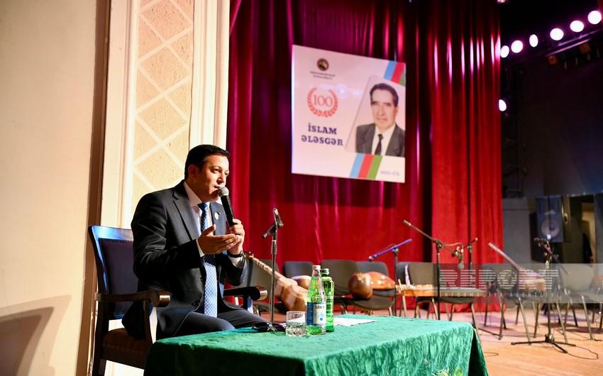 İslam Ələsgərin 100 illik yubileyi təntənəli şəkildə qeyd olunub