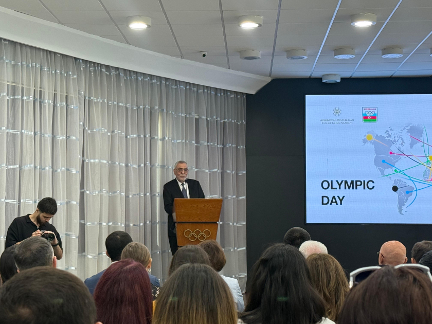 Milli Olimpiya Komitəsində Beynəlxalq Olimpiya Günü münasibətilə tədbir keçirilib