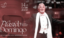 Dünyaşöhrətli tenor Plasido Dominqo Heydər Əliyev Mərkəzində çıxış edəcək