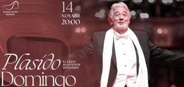 Dünyaşöhrətli tenor Plasido Dominqo Heydər Əliyev Mərkəzində çıxış edəcək
