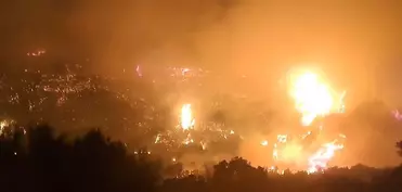 Sakız Adası yanır: Bir çox kənd təxliyə edilib