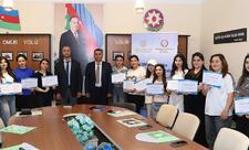 Gənclərin Sahibkarlıq Məktəbi layihəsi çərçivəsində silsilə maarifləndirici tədbirlər həyata keçirilib - FOTO