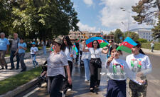 Xankəndidə Silahlı Qüvvələr Günü münasibətilə hərbçilərin yürüşü keçirilib - FOTO