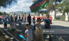 Xankəndidə Silahlı Qüvvələr Günü münasibətilə hərbçilərin yürüşü keçirilib - FOTO